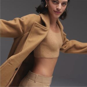 Everlane The Cozy Stretch cropped Tank sz M NWT